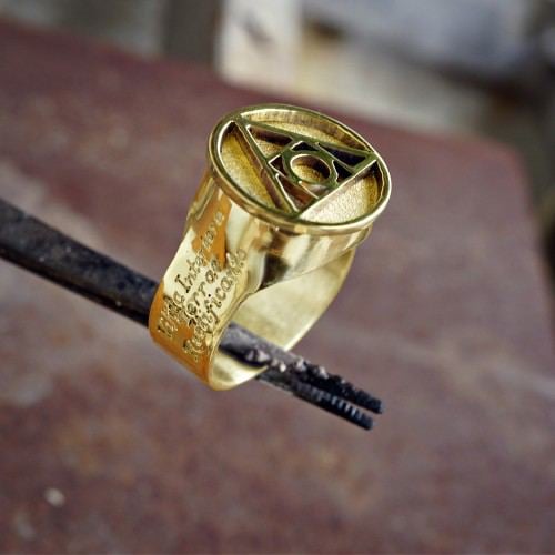 Philosopher's Stone Ring Gold