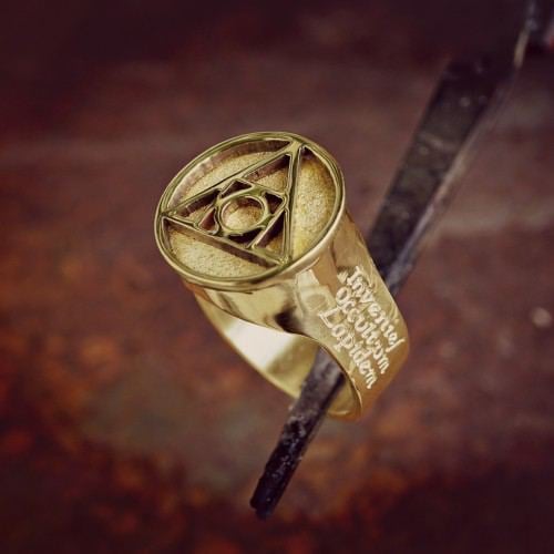 Philosopher's Stone Ring Gold