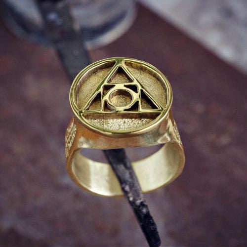 Philosopher's Stone Ring Gold