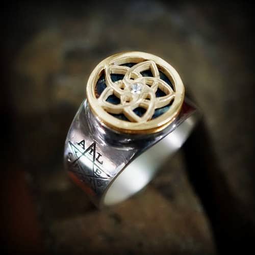 Pentalpha (Venus) Ring Silver and Gold (*Limited Edition*)