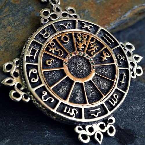 Personalized Cosmic Sigil Talisman Silver and Gold