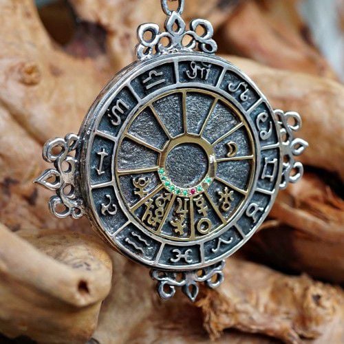 Personalized Cosmic Sigil Talisman Silver and Gold