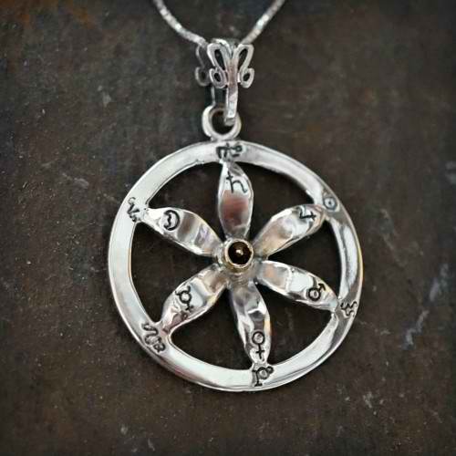 Solar Flower Equinox Talisman Silver and Gold (*Limited Edition*)