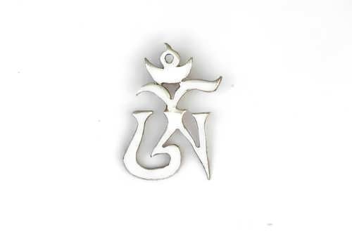 Tibetan Om Small Silver