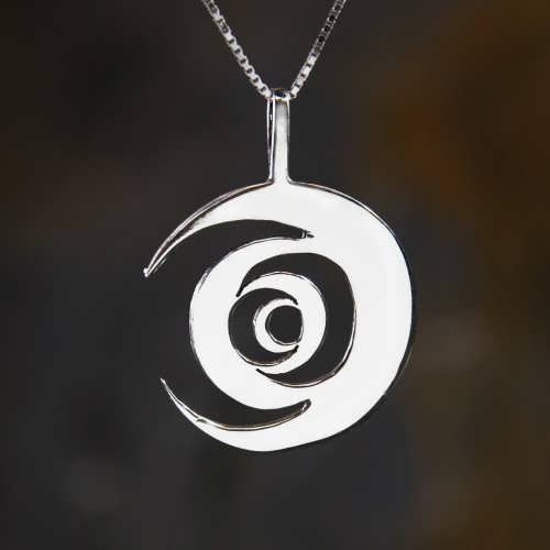 Pendentif Tombola argent