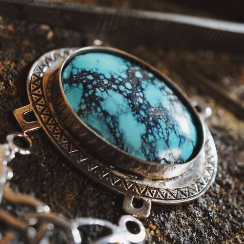 Set with genuine and beautiful Persian Turquoise