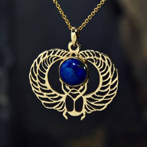 Winged Scarab Gold