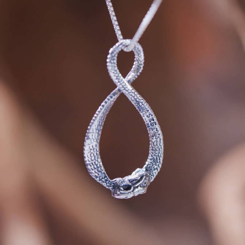 Infinity Dragon Jewelry Pendant