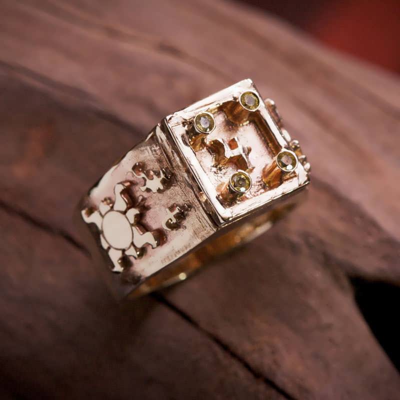 Gold Jupiter Talisman Ring