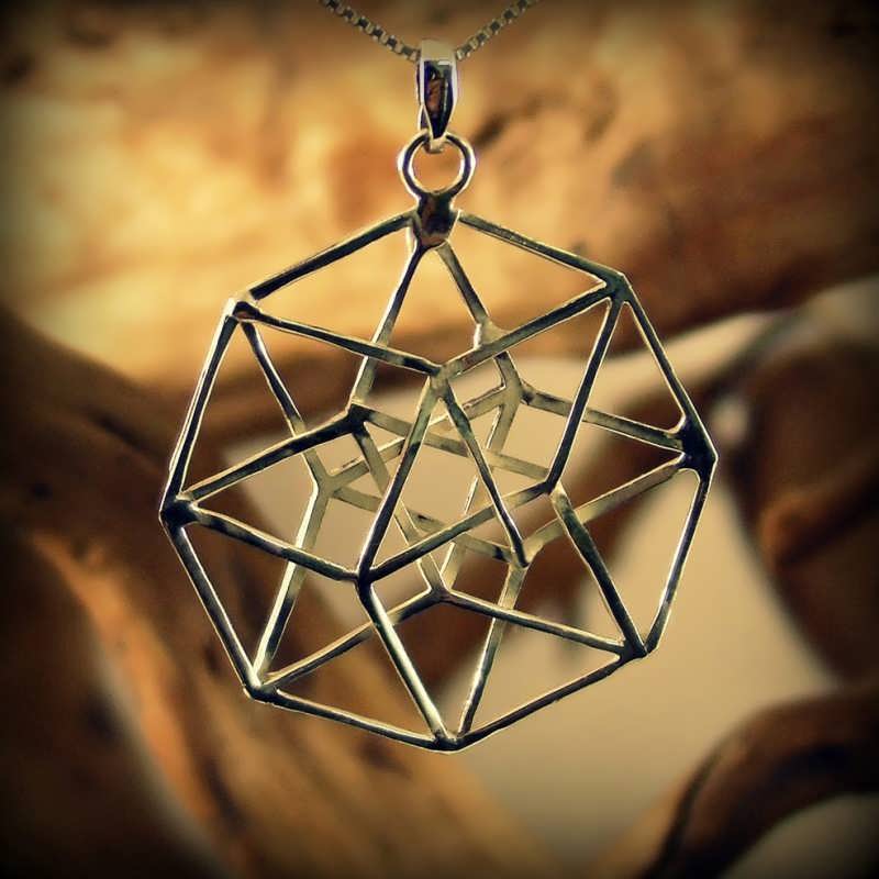 Tesseract Pendant