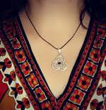 Nataly Wearing Ka Gold Jewelry Design