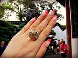 Flower of life ring