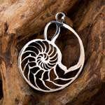 Nautilus jewelry pendant