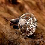 Seed of Life Ring Silver