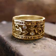 I Wisdom Ring Gold