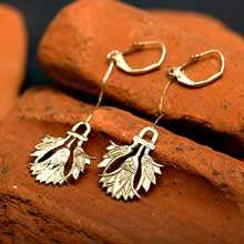 Boucles d’oreilles Lotus or