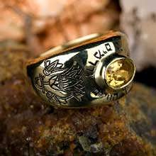 Кольцо «Лотос», золото