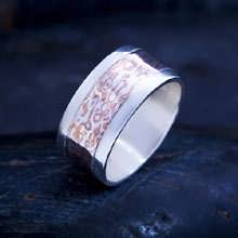 Mokume wedding
                    ring