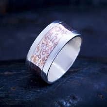 Mokume wedding
                    ring