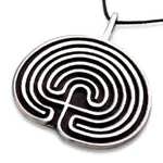 Labyrinth Pendant Silver