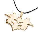 Blot of Rorschach Pendant Gold