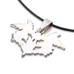 Blot of Rorschach pendant silver