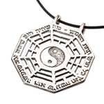 I Ching pendiente de plata