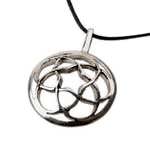 Pentagramic Torus Knot Silver