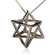 Merkaba Pendant Silver Big