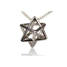 Merkaba Anhänger Small Silber