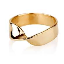 Кольцо «Лента Мёбиуса», золото