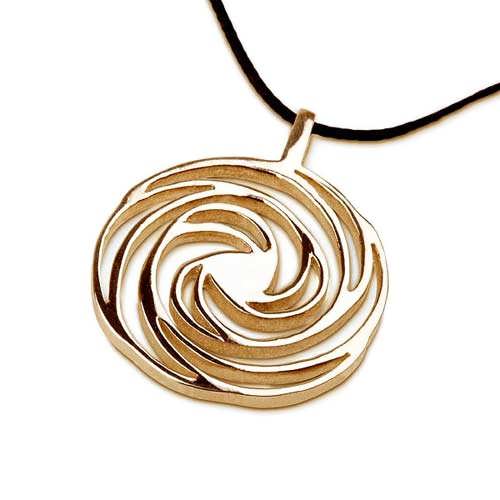 Golden Spiral Gold Small