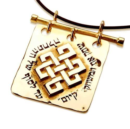 Tibetanischer Knoten Gold