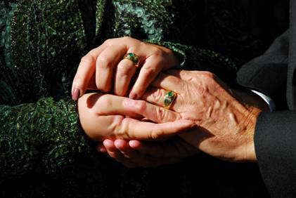 Phil & Judy with the Lotus rings