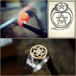 Assemble of Pentalpha (Venus) Talisman Ring_210316