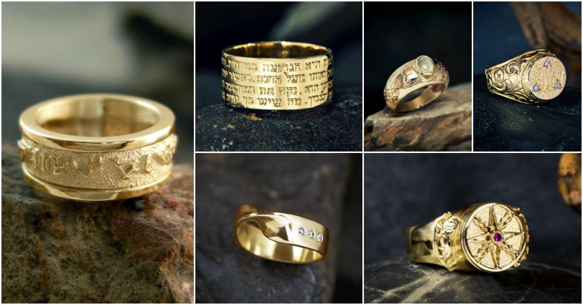 Gold Rings that fit men